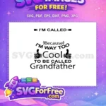 Free Cool Grandfather Quote Free Thumbs Up T shirt Free SVG - Instant Download
