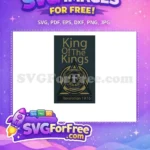 Free King Of Kings Free Revelation 19 16 Quote Free SVG - Instant Download