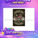 Free Red Tank Free Chrome Pipes Vintage Garage Free SVG - Instant Download