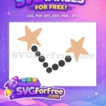 Free Tan Stars Free Dark Circles T shirt Designs Quotes Free SVG - Instant Download