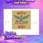 Free Music Wings Free Microphone T shirt Designs Free SVG - Instant Download