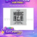 Free Electric Guitar Free Speakers Good Music Free SVG - Instant Download