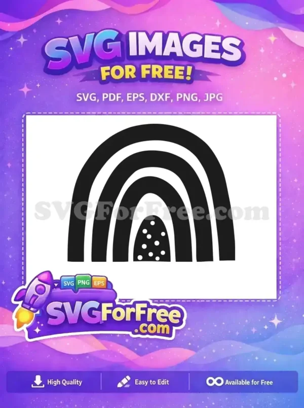 Free Black Rainbow Arches Free Polka Dots T shirt Designs Quotes Free SVG Free Black Rainbow Arches Free Polka Dots T shirt Designs Quotes Free SVG