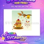 Free Autumn Cat Scarf Free Bee Hive Autumn Time Free SVG - Instant Download