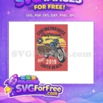 Free Motorcycle Sidecar Free Surfing Paradise California Free SVG - Instant Download