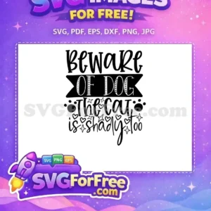 Free Beware Dog Hearts Free Paw Stars Shady Free SVG Free Beware Dog Hearts Free Paw Stars Shady Free SVG