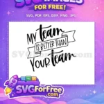 Free Black Bold Letters Free Banner Design T shirt Free SVG - Instant Download