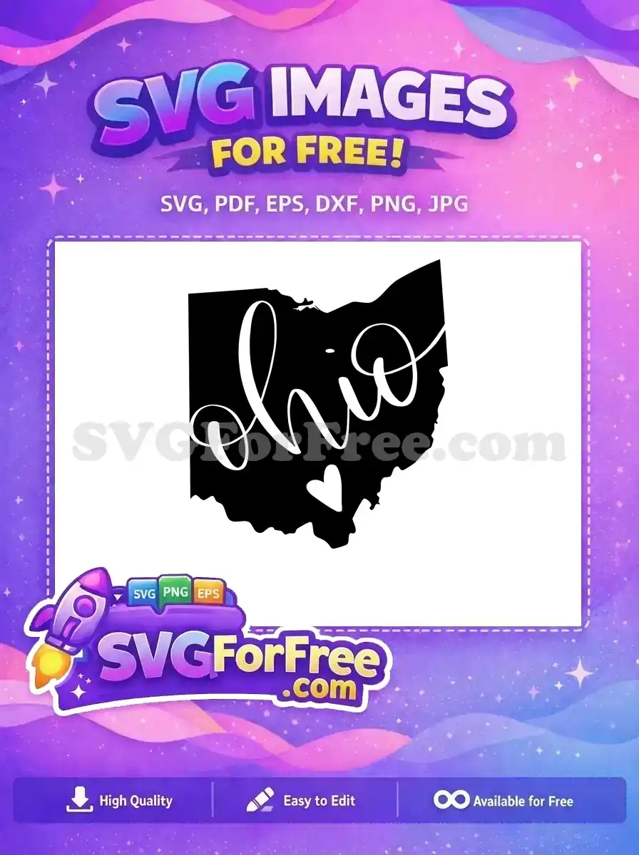 Free Ohio State Free Heart Detail T shirt Free SVG