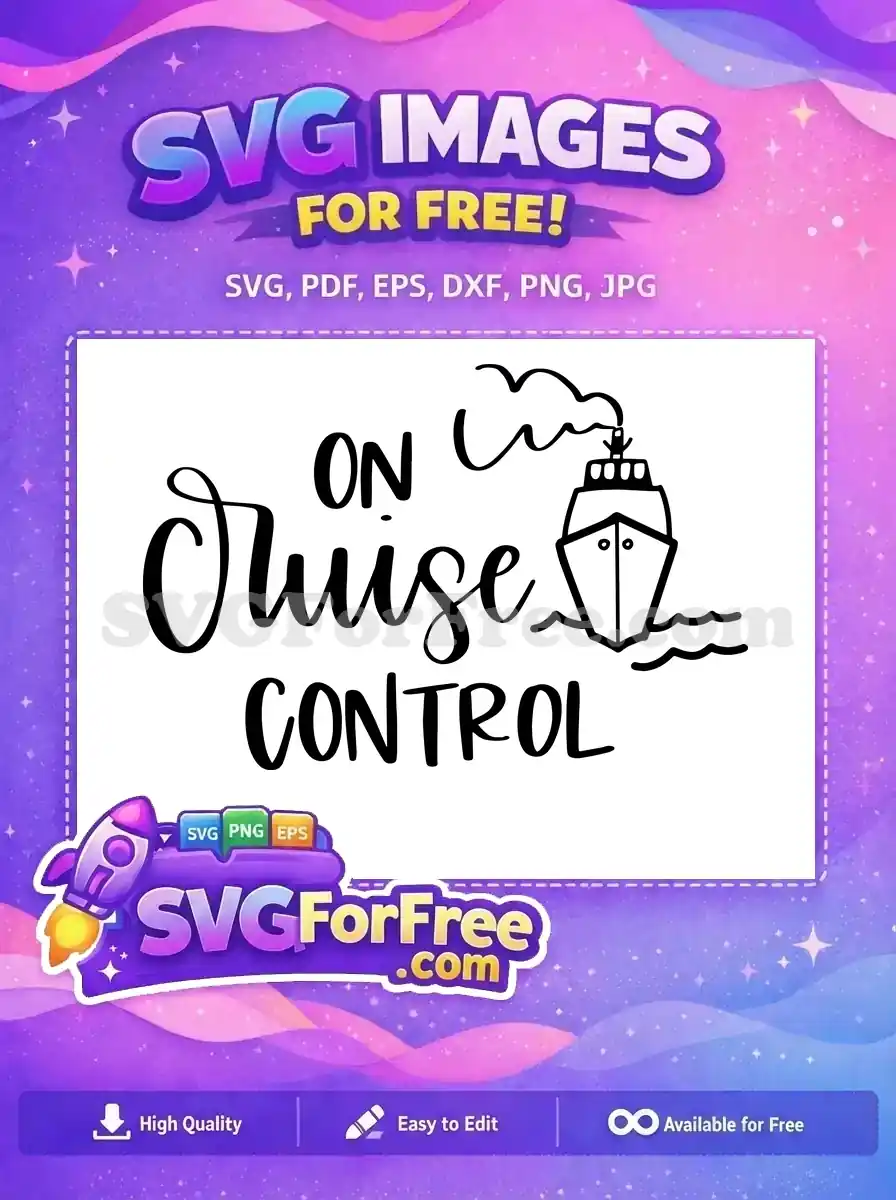 Free Cruise Ship Free On Cruise Control Trip Free SVG