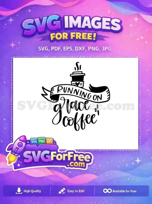 Free Graceful Script Free Coffee Cup T shirt Free SVG Free Graceful Script Free Coffee Cup T shirt Free SVG