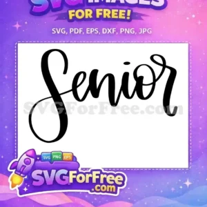 Free Calligraphy Font Free Class of Senior T-shirt Free SVG Free Calligraphy Font Free Class of Senior T-shirt Free SVG