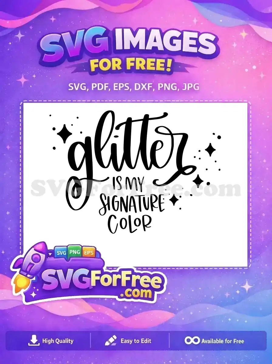 Free Glitter Stars Free Signature Color T shirt Quotes Free SVG
