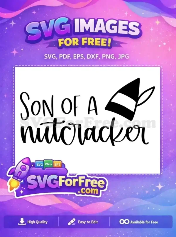 Free Candy Corn Hat Free Son Of Nutcracker Quote Free SVG