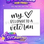 Free Heart Graphic Free Veteran Quote T shirt Free SVG - Instant Download