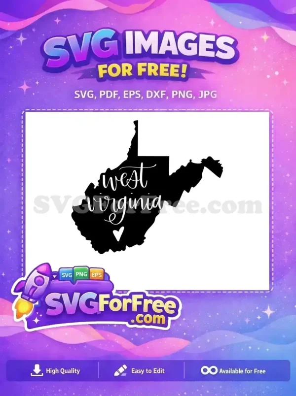 Free West Virginia Map Free Heart Detail T shirt Free SVG Free West Virginia Map Free Heart Detail T shirt Free SVG