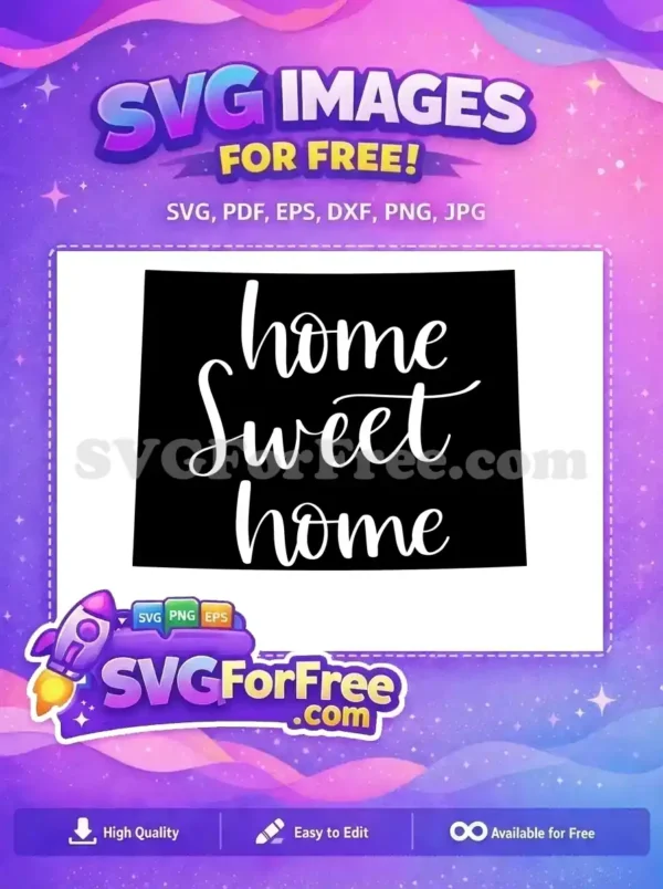Free Home Design Free Sweet Home T-shirt Quotes Free SVG