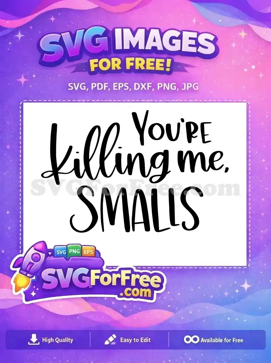Free Script Font Free You're Killing Me Smalls Free SVG