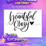 Free Beautiful Calligraphy Free Crazy Heart T shirt Free SVG - Instant Download