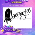 Free Spooky Ghost Free Booojee Halloween T shirt Free SVG - Instant Download