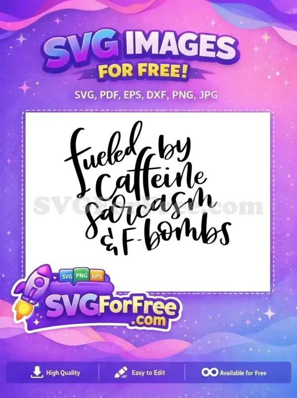 Free Sarcastic Quote Free F Bombs T shirt Free SVG