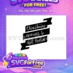 Free Christmas Lettering Free Hot Cocoa Movie Free SVG - Instant Download