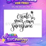 Free Floral Accent Free Inspirational Quote T shirt Free SVG - Instant Download