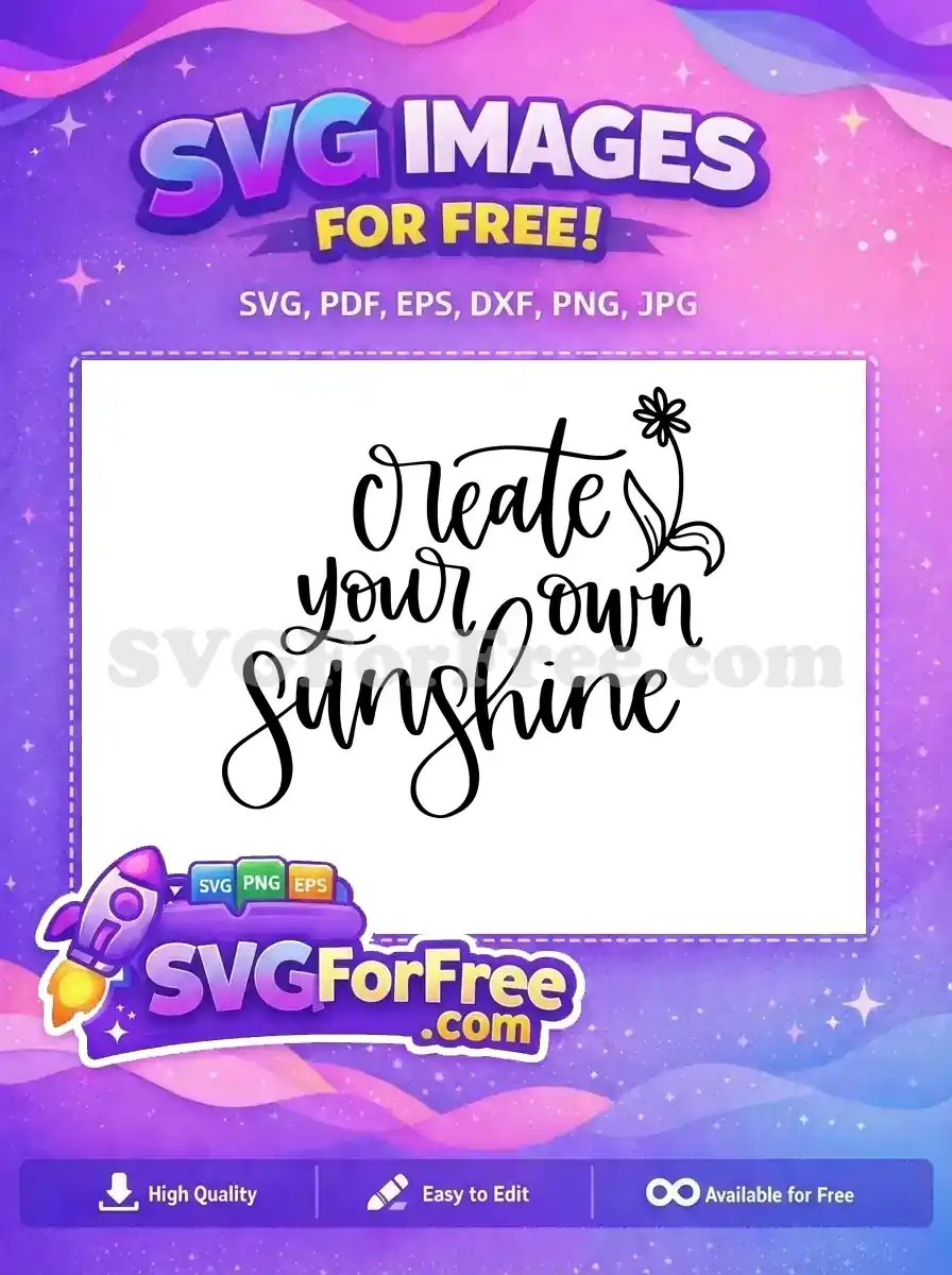 Free Floral Accent Free Inspirational Quote T shirt Free SVG