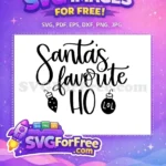 Free Santa's Favorite Free LOL Bauble Ornament Christmas Free SVG - Instant Download