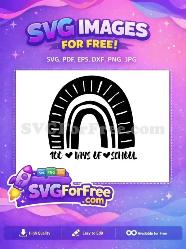 Free Rainbow Lines Free Heart Days Teacher Free SVG Free Rainbow Lines Free Heart Days Teacher Free SVG