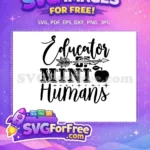 Free Educator Arrow Free Mini Humans Teacher Free SVG - Instant Download