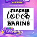 Free Dripping Letters Free Apple Heart Teacher Free SVG - Instant Download