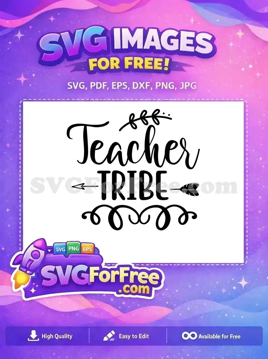 Free Teacher Tribe Arrow Free Quote Teacher Free SVG