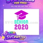 Free Graduation Cap Free Senior 2020 Teacher Free SVG - Instant Download