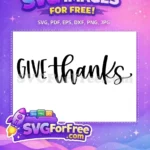 Free Thanksgiving Quote Free T shirt Quotes Designs Free SVG - Instant Download