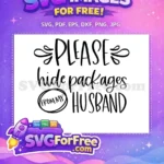 Free Bold Lettering Free Circle Accent Husband Gifts Free SVG - Instant Download
