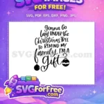Free Christmas Tree Quote Free Family Gift Christmas Free SVG - Instant Download