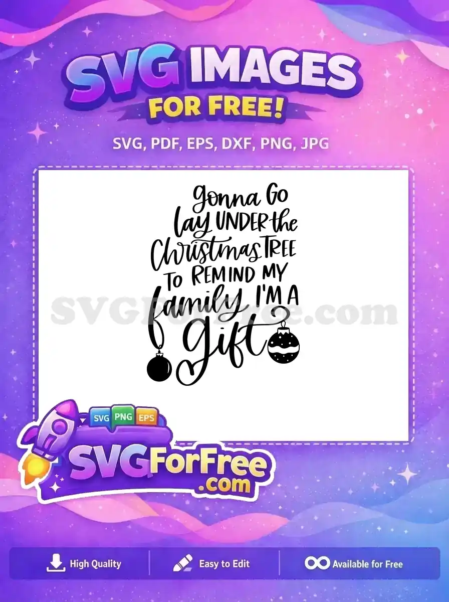 Free Christmas Tree Quote Free Family Gift Christmas Free SVG