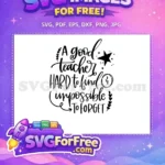 Free Teacher Quote Free Hard to Find Teacher Free SVG - Instant Download