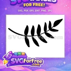 Free Black Leaves Branch Free T shirt Quotes Designs Free SVG
