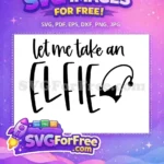 Free Funny Elf Hat Free T shirt Quotes Christmas Free SVG - Instant Download