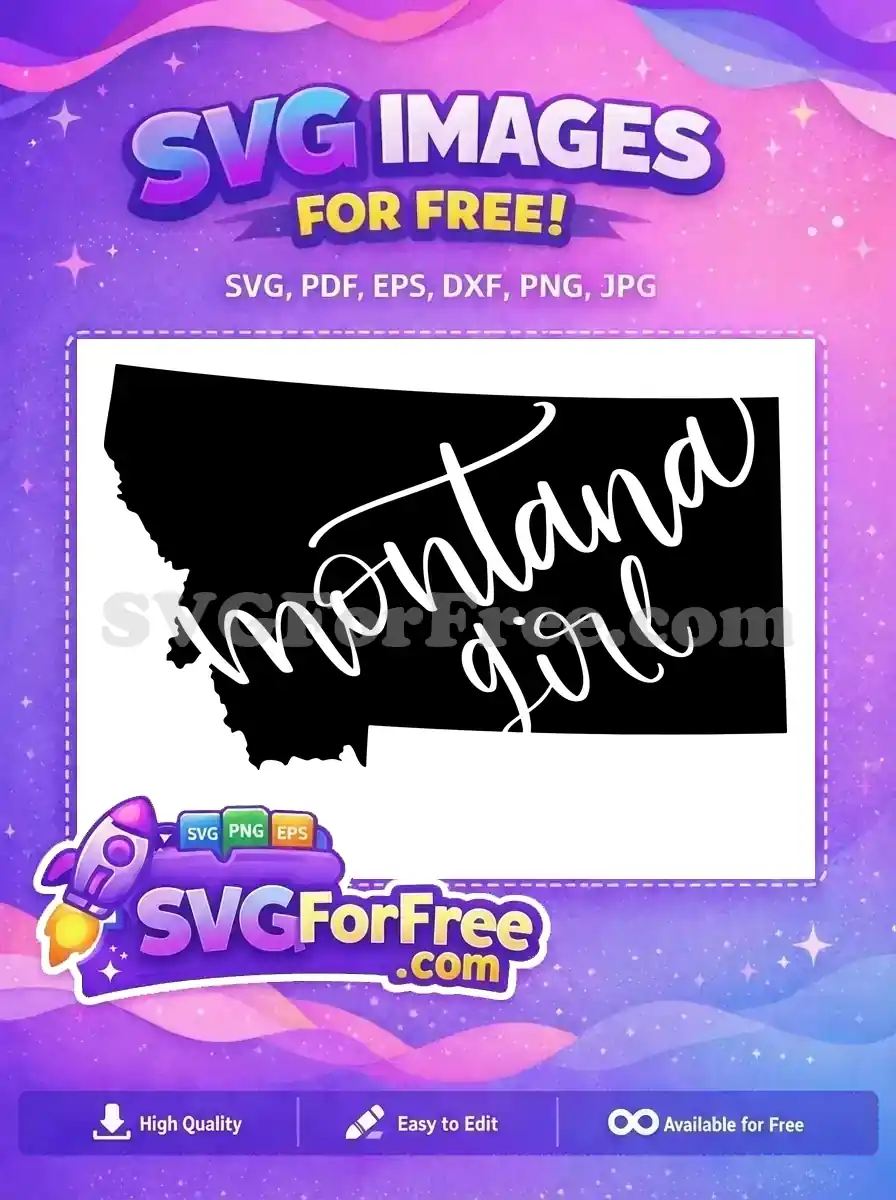 Free Montana State Free Montana Girl T shirt Free SVG