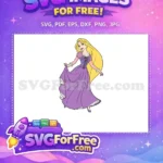 Free Blonde Hair Free Green Eyes Tangled Free SVG 3 - Instant Download