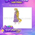 Free Smiling Rapunzel Free Pascal Tangled Movie Free SVG - Instant Download