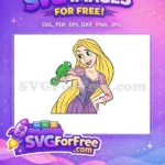 Free Blonde Hair Free Pascal Tangled Free SVG - Instant Download