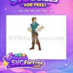 Free Pointing Flynn Free Rider Tangled Movie Free SVG - Instant Download