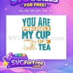 Free Teal Quote Free Warm Cup You Are Free SVG - Instant Download