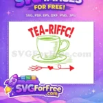 Free Green Tea Cup Free Arrow Heart Tea Quotes Free SVG - Instant Download