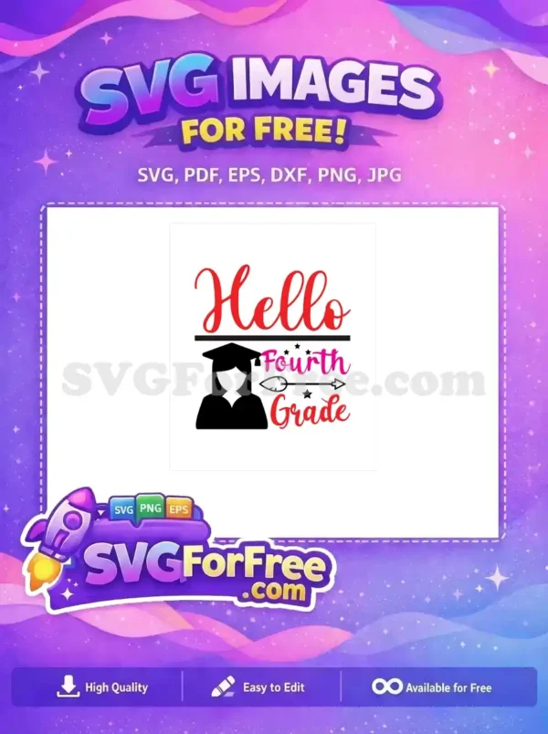 Free Red Hello Free Pink Fourth Grade Teacher Free SVG Free Red Hello Free Pink Fourth Grade Teacher Free SVG