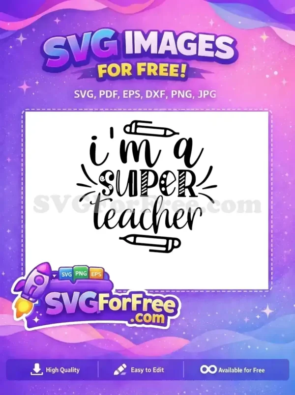 Free I am Free Super Teacher Quote Free SVG Free I am Free Super Teacher Quote Free SVG