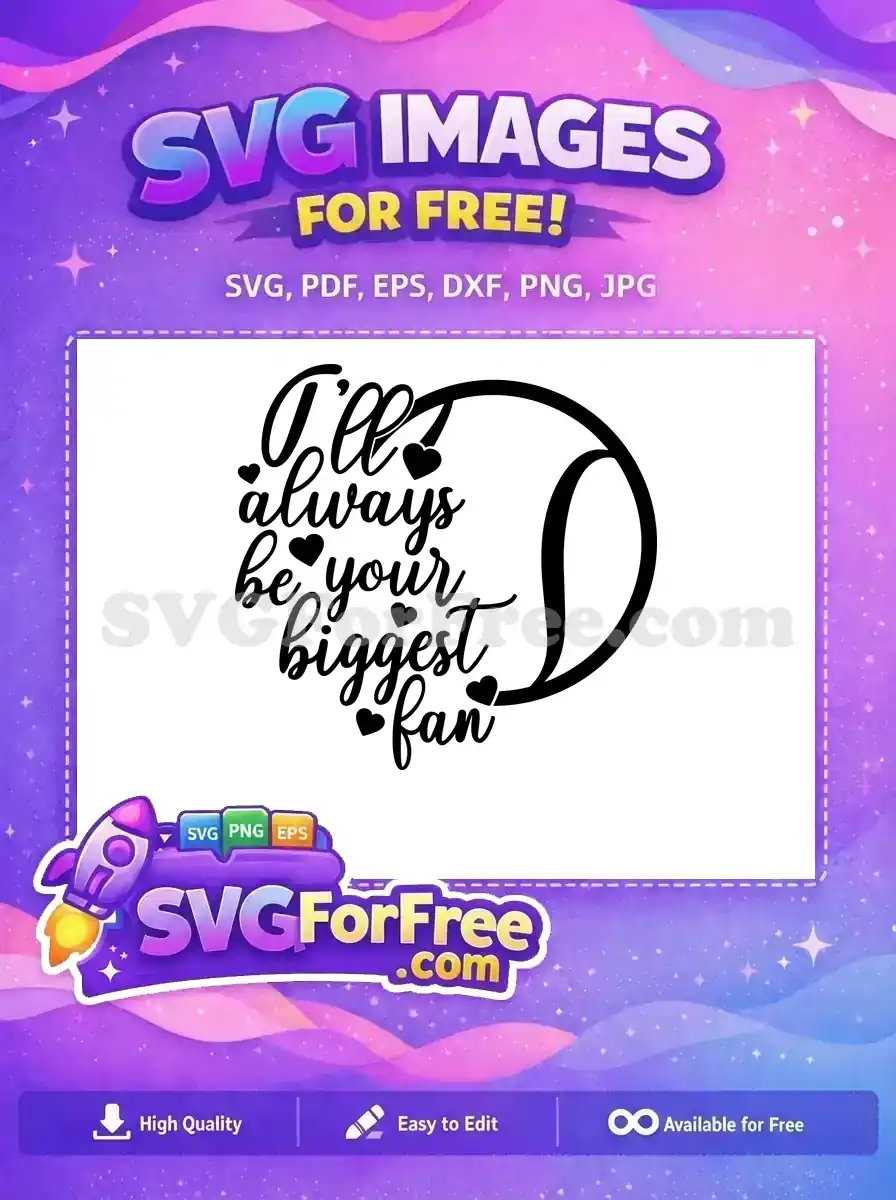 Free Heart Accents Free Biggest Fan Tennis Free SVG